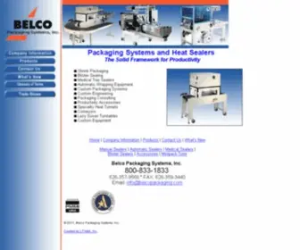 Belcopackaging.com(Belco Packaging Systems) Screenshot