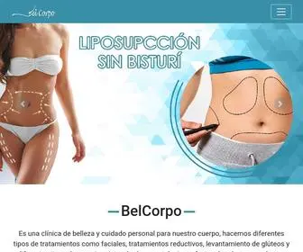 Belcorpo.com.mx(Ponte en armonía con tu cuerpo) Screenshot