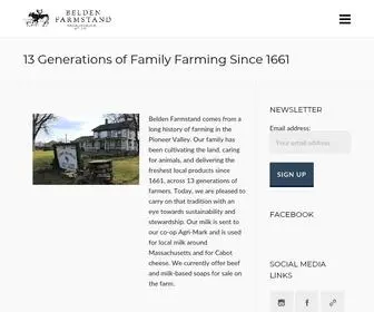 Beldenfarmstand.com(13 Generations of Family Farming SinceBelden Farmstand) Screenshot
