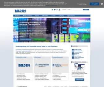 Beldensolutions.com(Sending all the right signals) Screenshot