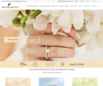 Beldiamond.com(Engagement Rings & Jewellery from Antwerp) Screenshot