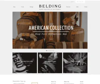 Beldingusa.com(Belding USA) Screenshot