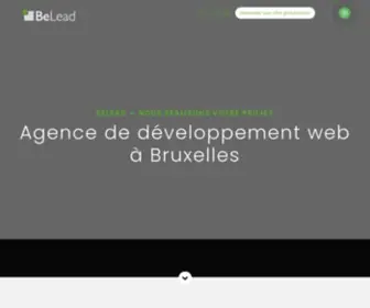 Belead.com(Agence de développement web à Bruxelles) Screenshot