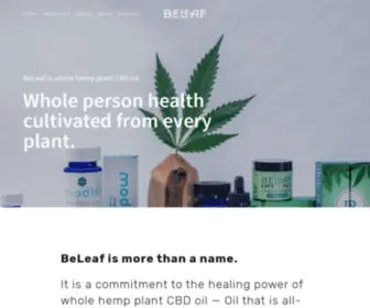 Beleafco.com(BeLeaf Co) Screenshot