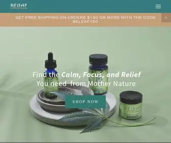 Beleaflifesoils.com(BeLeaf Life's Oils) Screenshot