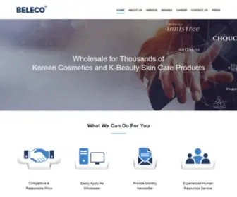 Beleco.co.kr(BELECO Beauty) Screenshot