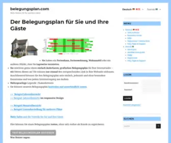 Belegungsplan.com(Belegungsplan) Screenshot