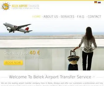 Belekairporttransfer.com(Antalya Airport Transfer Service) Screenshot