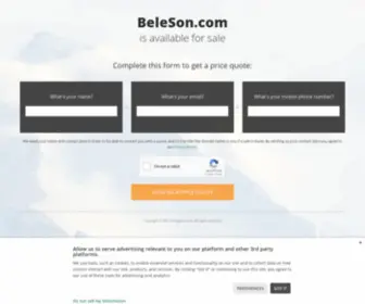 Beleson.com(胶原蛋白) Screenshot