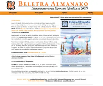 Beletraalmanako.com(Beletra Almanako) Screenshot