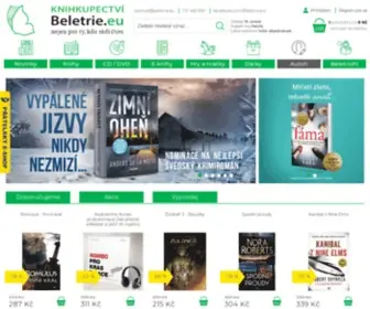 Beletrie.eu(Internetové knihkupectví Beletrie) Screenshot