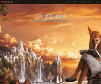 Beletristica.com(The perfect place for your stories) Screenshot