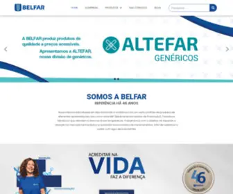 Belfar.com.br(Industria Farmacêutica) Screenshot