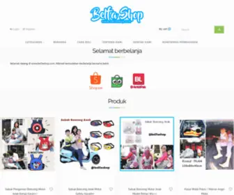 Belfashop.com(BELFASHOP Jual Perlengkapan Bayi dan Mainan Anak Surabaya) Screenshot