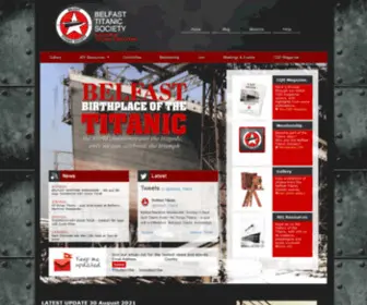 Belfast-Titanic.com(The Belfast Titanic Society) Screenshot