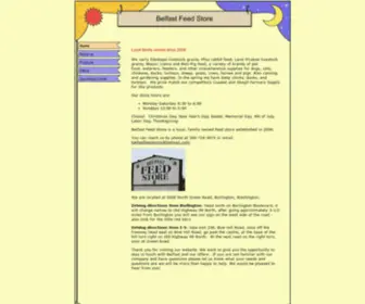 Belfastfeedstore.com(Feed store) Screenshot