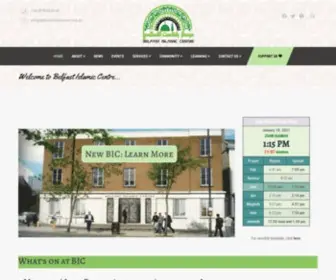 Belfastislamiccentre.org.uk(Islamic Center) Screenshot