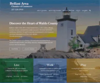 Belfastmaine.org(Belfast Area Chamber of Commerce) Screenshot