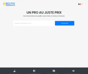 Belfix.be(Un pro au juste prix) Screenshot