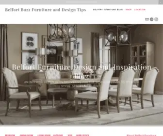 Belfortfurniturebuzz.com(Belfort Buzz Furniture and Design Tips) Screenshot