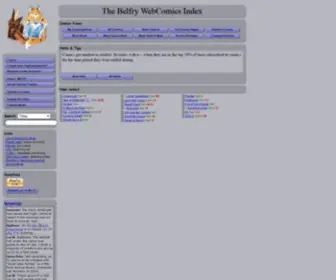 Belfrycomics.net(The Belfry WebComics Index) Screenshot