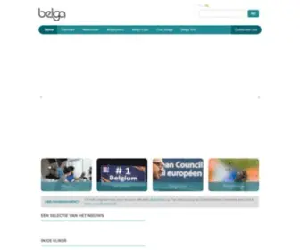 Belga.be(Belga News Agency) Screenshot