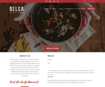 Belgarestaurantbangkok.com(Belga Rooftop Bar & Brasserie) Screenshot