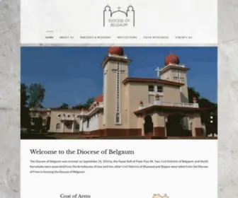 Belgaumdiocese.org(Diocese of Belgaum) Screenshot