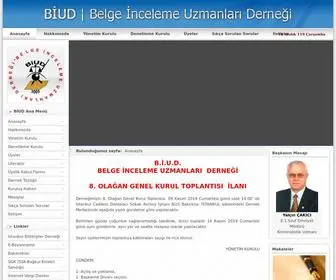 Belgeinceleme.org.tr(BİUD) Screenshot