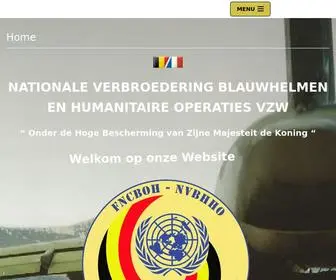 Belgian-Bluehelmets-Veterans-NL.be(In Dienst Van De Vrede) Screenshot