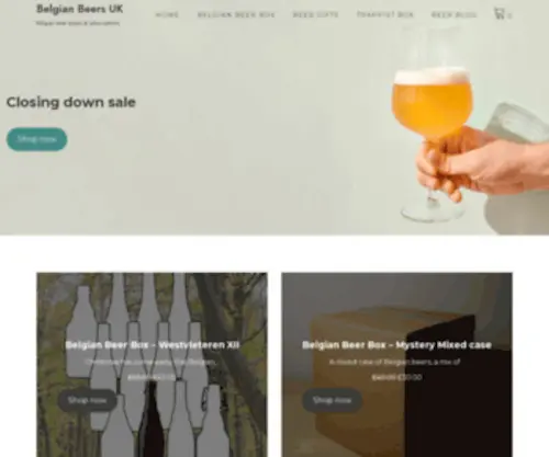 Belgianbeers.co.uk(Belgian Beers UK) Screenshot