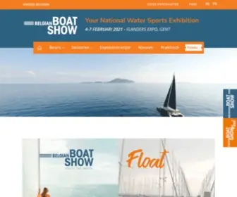 Belgianboatshow.be(Belgian Boat Show Home) Screenshot