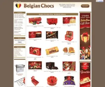 Belgianchocs.com(Buy Online Cote dor Chocolates) Screenshot