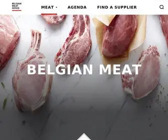 Belgianmeat.com(Belgian meat office) Screenshot