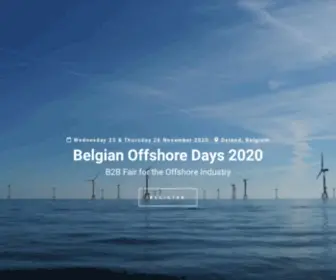 Belgianoffshoredays.be(Belgian Offshore Days) Screenshot