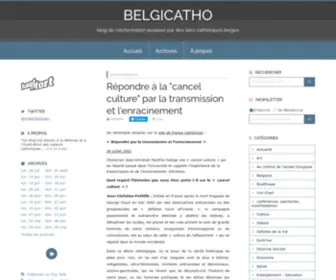 Belgicatho.be(Eglise) Screenshot