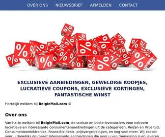 Belgiemail.com(Over Ons) Screenshot