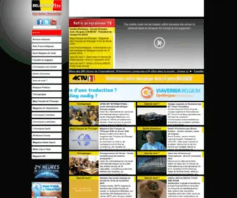 Belgique21.tv(Belgique 21.tv la nouvelle web TV des francophones qui vivent ou veulent vivre) Screenshot