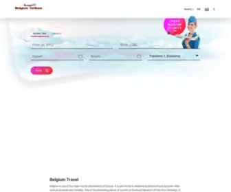 Belgium-Airlines.com(Belgium Airlines) Screenshot