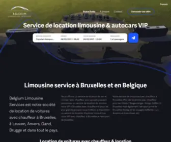 Belgiumlimousineservices.be(Location de voiture avec chauffeur) Screenshot