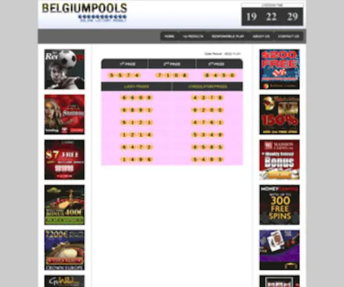 Belgiumpools.com Screenshot