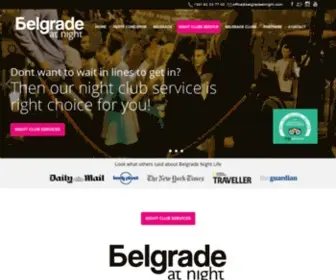 Belgradeatnight.com(Belgrade at Night) Screenshot