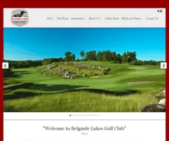 Belgradelakesgolf.com(Belgrade Lakes Golf Club) Screenshot