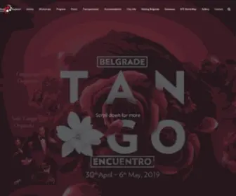 Belgradetangoencuentro.com(Festival / Marathon (5th May) Screenshot