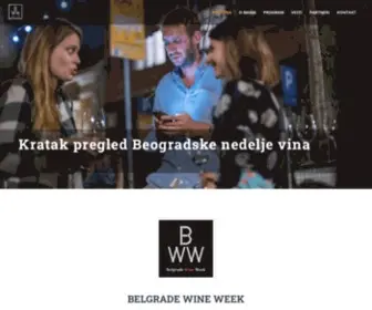 Belgradewineweek.rs(Početna) Screenshot