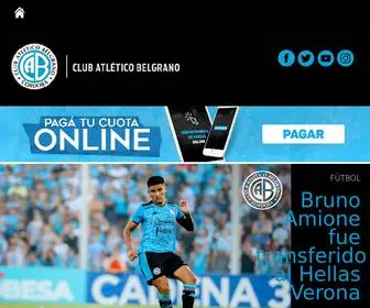 Belgranocordoba.com(Club Atlético Belgrano) Screenshot