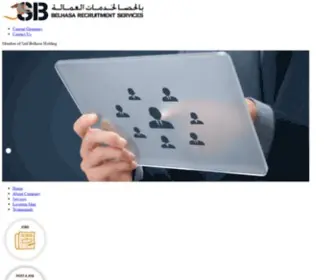 Belhasarecruitment.com(BELHASA RECRUITMENT SERVICES) Screenshot