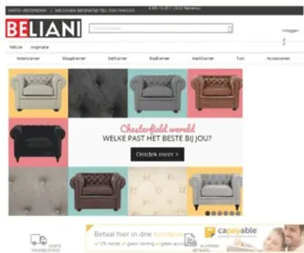 Beliani.nl(Online design meubels kopen bij Beliani I Achteraf betalen) Screenshot