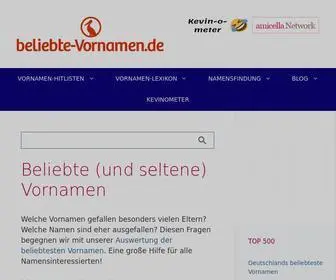 Beliebte-Vornamen.de(Beliebte (und seltene) Vornamen) Screenshot