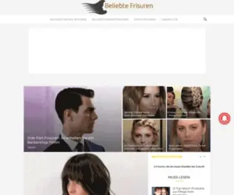 Beliebtefrisuren.com(Beliebte Frisuren) Screenshot